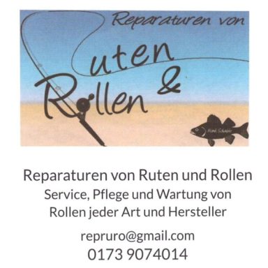 Reparatur von Ruten und Rollen